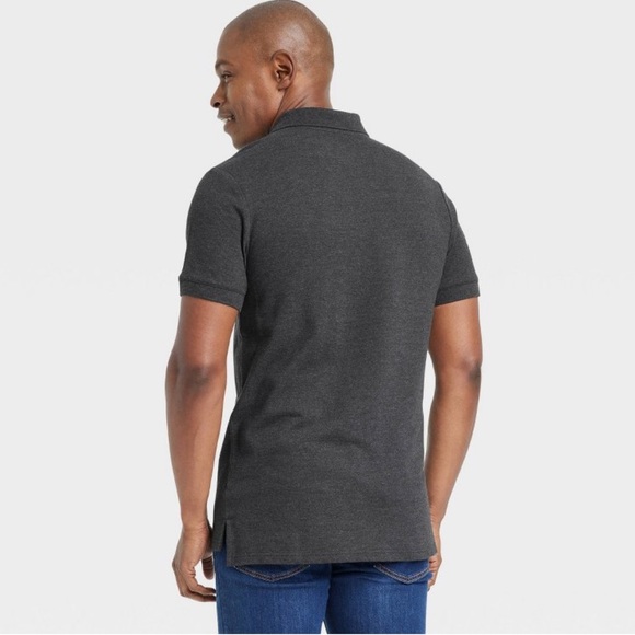 •GOODFELLOW&CO.•NWOT RAILROAD GRAY "THE EVERY WEAR POLO" STANDARD FIT SIZE LARGE - Picture 3 of 13